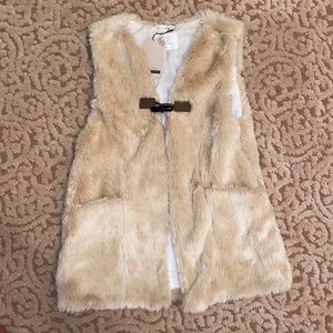 Zara Girls Fur Vest Size 13/14